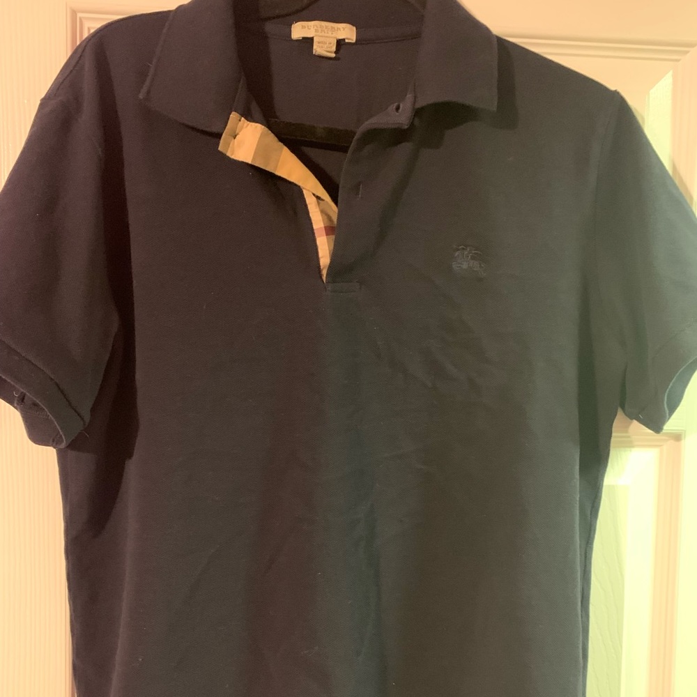 Burberry shirt sleeve polo shirt